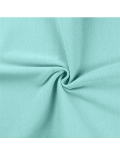 Ribbed jersey fabric - Aqua green
