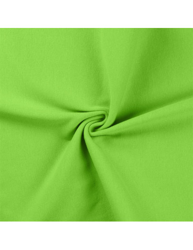 Ribbed jersey fabric - Lime green