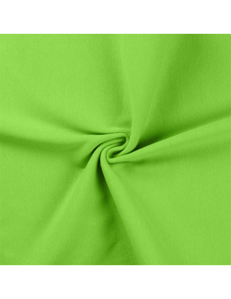Ribbed jersey fabric - Lime green