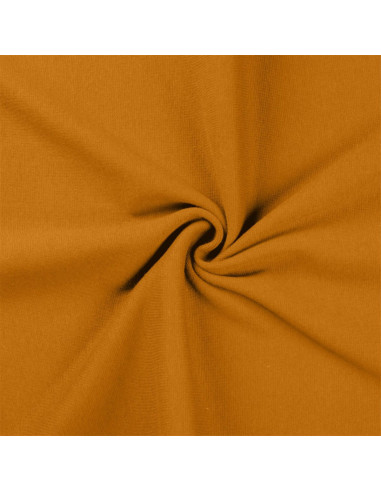 Ribbed jersey fabric - Ochre