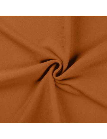Ribbed jersey fabric - Caramel
