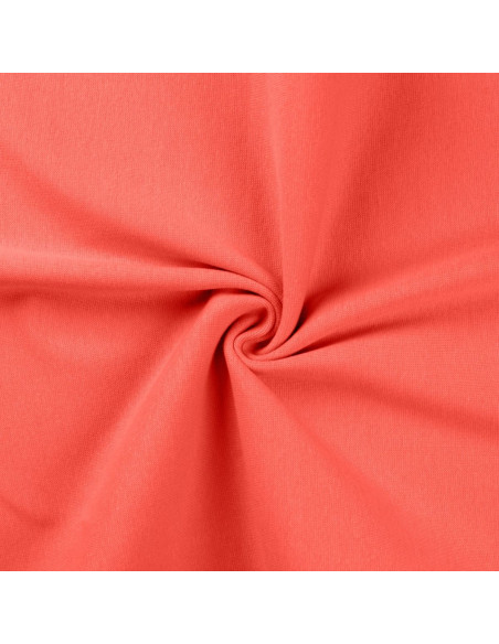 Ribbed jersey fabric - Peach