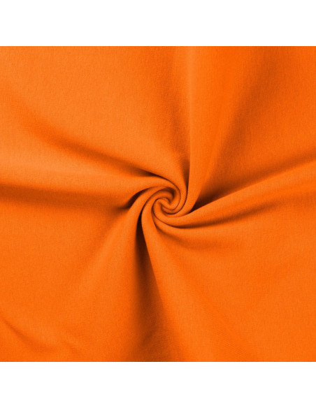 Ribbed jersey fabric - Orange
