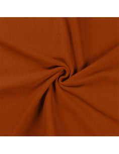 Ribbed jersey fabric - Cognac