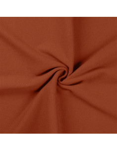Ribbed jersey fabric - Terracotta