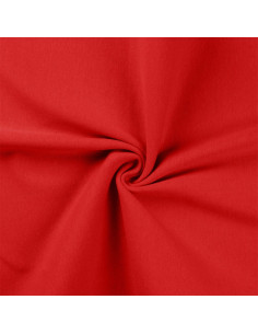 Ribbed jersey fabric - Red