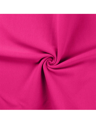 Ribbed jersey fabric - Fuchsia