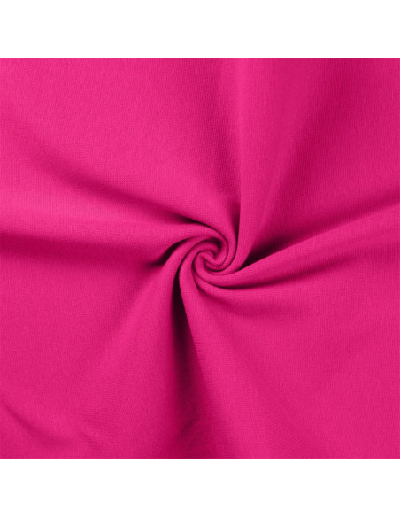 Ribbed jersey fabric - Fuchsia