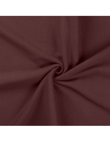Ribbed jersey fabric - Mauve