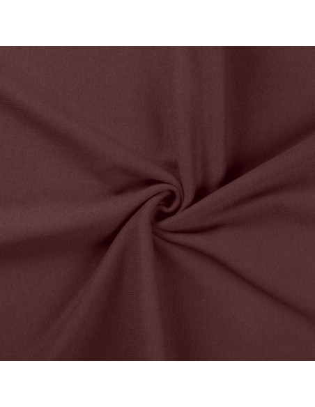 Ribbed jersey fabric - Mauve
