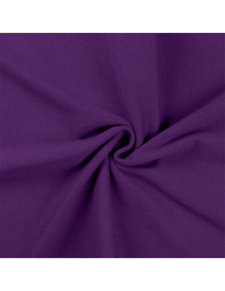 Ribbed jersey fabric - Purple
