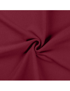 Ribbed jersey fabric - Wine color
