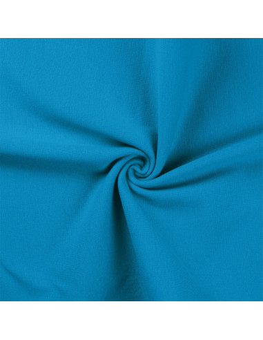 Ribbed jersey fabric - Turquoise