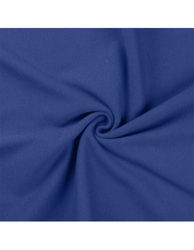 Ribbed jersey fabric - Royal blue