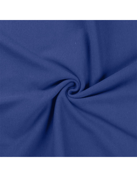 Ribbed jersey fabric - Royal blue