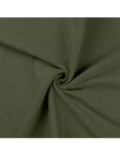 Ribbed jersey fabric - Military green