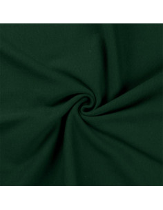 Ribbed jersey fabric - Bottle green