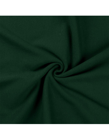 Ribbed jersey fabric - Bottle green