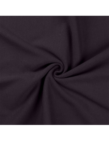 Ribbed jersey fabric - Anthracite gray
