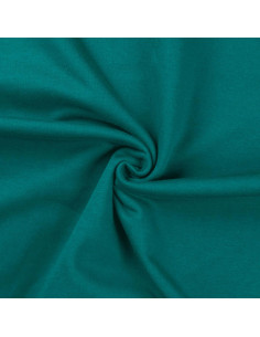 Light petrol blue sweatshirt fabric