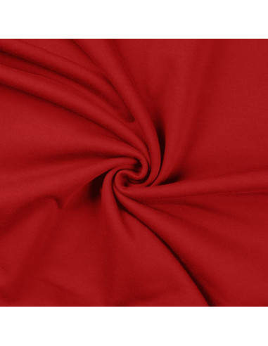 Sweatshirt fabric - Dark red