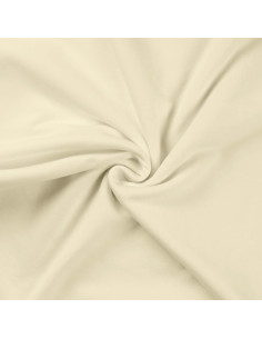 Fleece sweatshirt fabric - Ecru