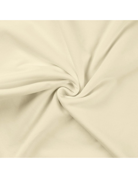 Fleece sweatshirt fabric - Ecru