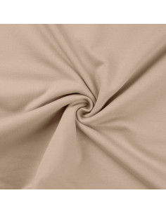 Fleece sweatshirt fabric - Sand