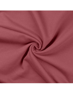 Fleece sweatshirt fabric - Rosewood
