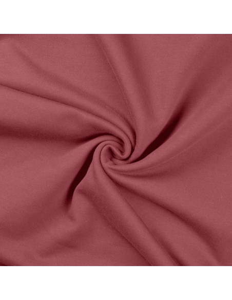 Fleece sweatshirt fabric - Rosewood