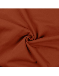 Fleece sweatshirt fabric - Terracotta