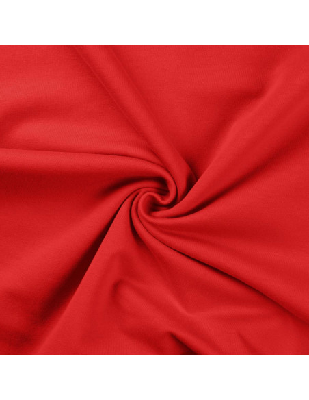 Fleece sweatshirt fabric - Red