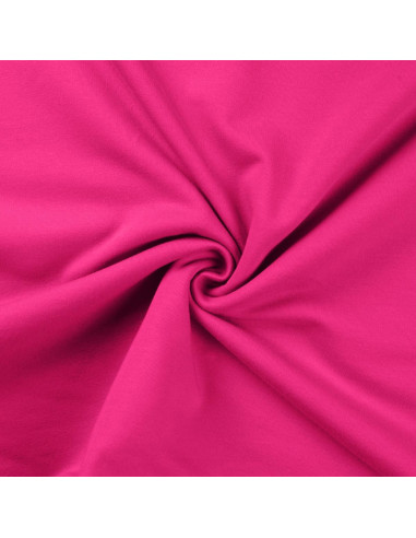 Fleece sweatshirt fabric - Fuchsia