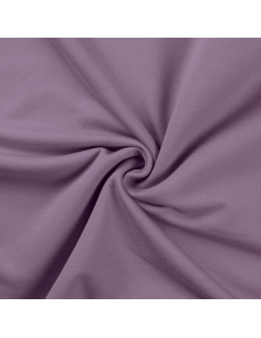 Dark lilac fleece sweatshirt fabric
