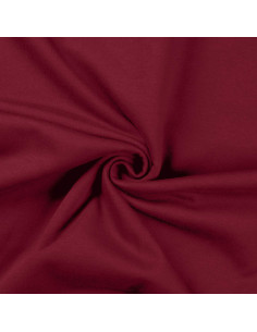 Fleece sweatshirt fabric - Wine red