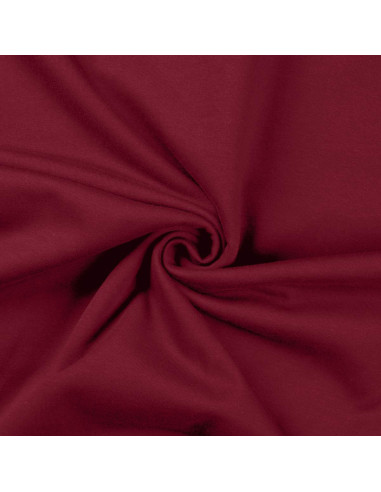Fleece sweatshirt fabric - Wine red