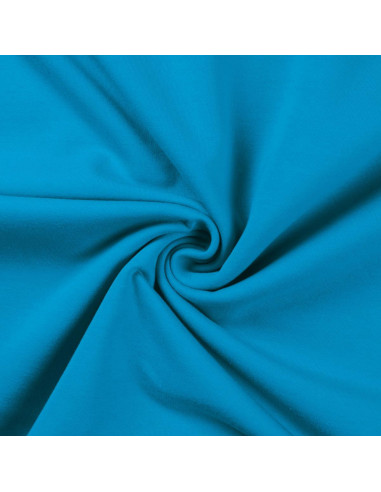 Fleece sweatshirt fabric - Turquoise
