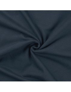 Fleece sweatshirt fabric - Denim blue