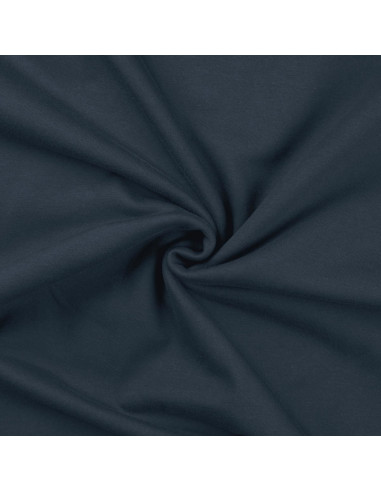 Fleece sweatshirt fabric - Denim blue