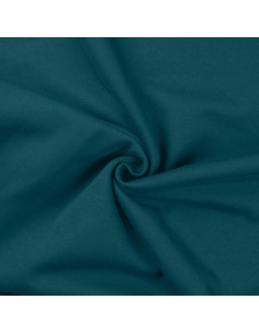 Fleece sweatshirt fabric - Petrol blue