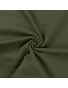 Fleece sweatshirt fabric - Military green