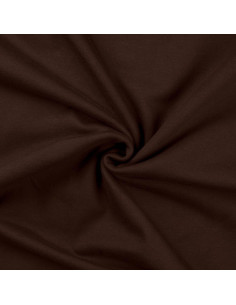 Fleece sweatshirt fabric - Dark brown