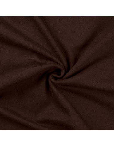 Fleece sweatshirt fabric - Dark brown