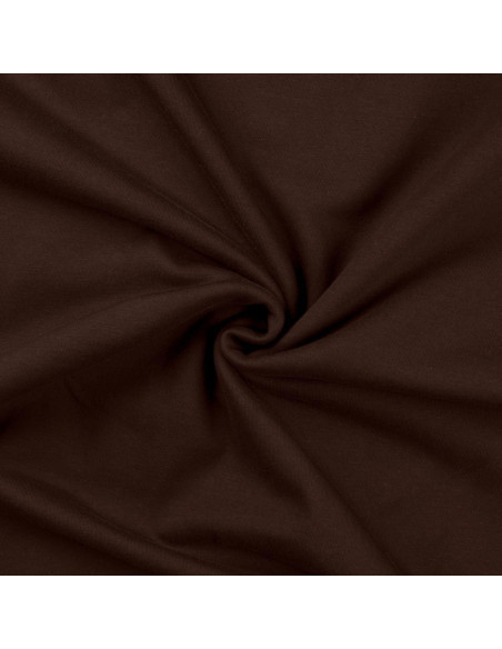 Fleece sweatshirt fabric - Dark brown