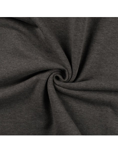 Fleece sweatshirt fabric - Heather gray