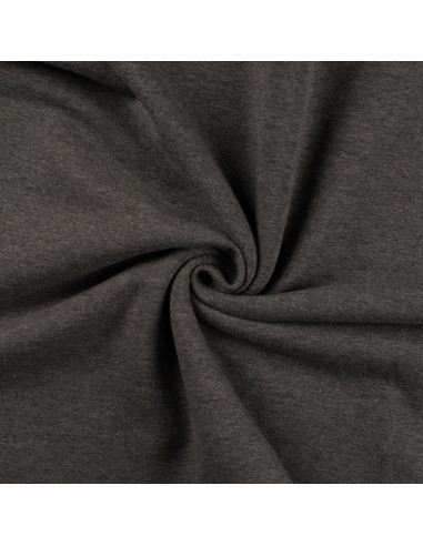 Fleece sweatshirt fabric - Heather gray