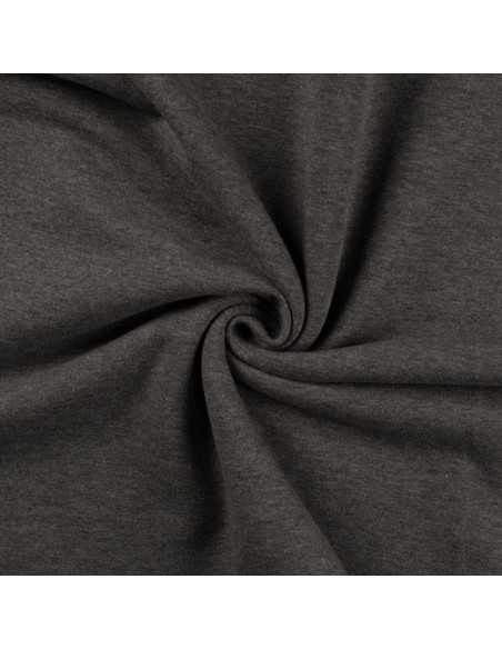 Fleece sweatshirt fabric - Heather gray