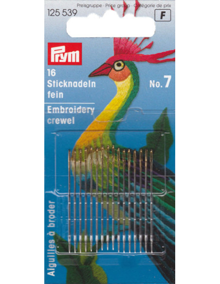 Embroidery needles No. 7