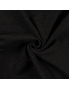 Dark heather gray fleece sweatshirt fabric