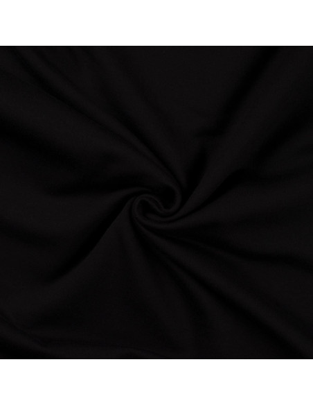 Fleece sweatshirt fabric - Black